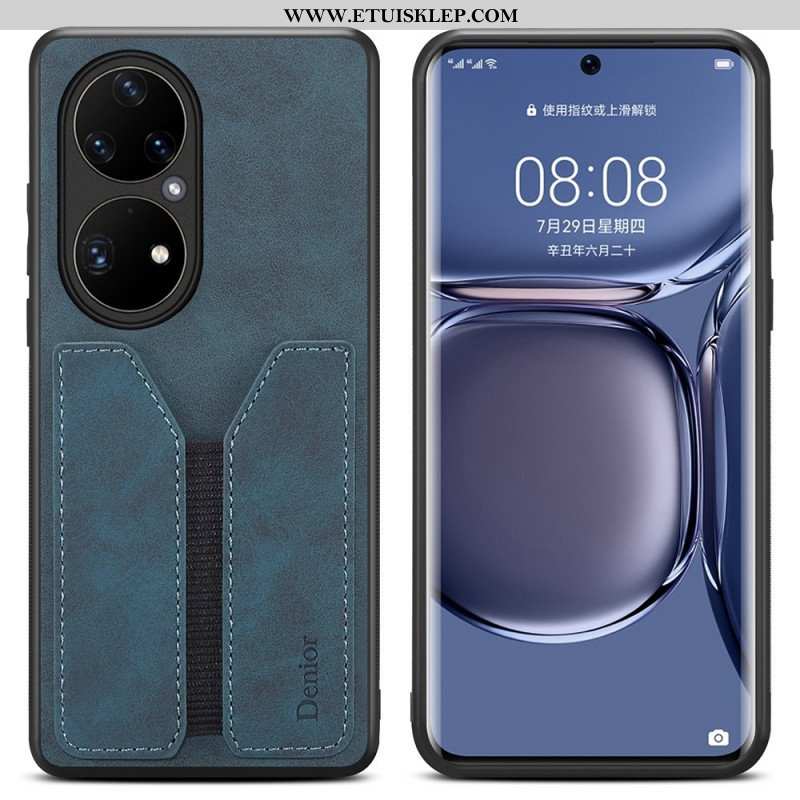 Futerały do Huawei P50 Pro Elastyczne Etui Na Karty Denior